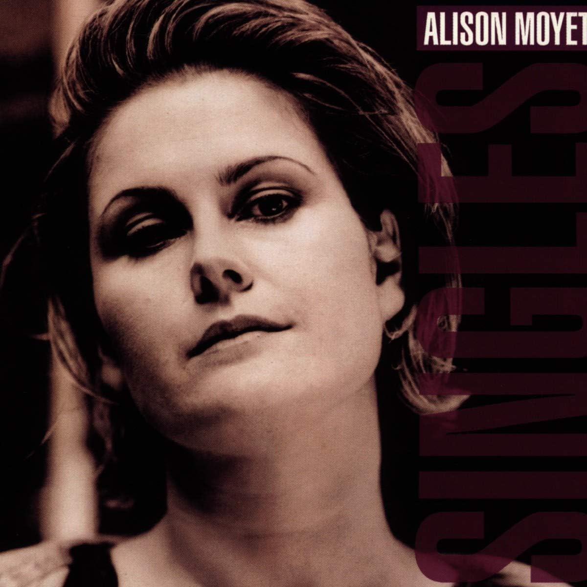 Album cover with a stylized portrait of a woman and the text 'Alison Moyet'.