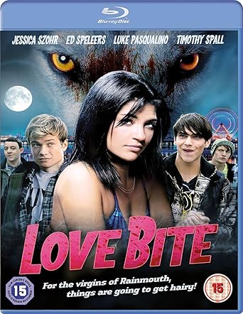 Love Bite Blu-ray (2012) Region B | Ed Speleers Rhys You Netflix | Timothy Spall Peter Pettigrew Harry Potter | Luke Pasqualino Skins Musketeers | Jessica Szohr Gossip Girl | Kierston Wareing | British Werewolf Horror Comedy | 15 Cert | New & Sealed