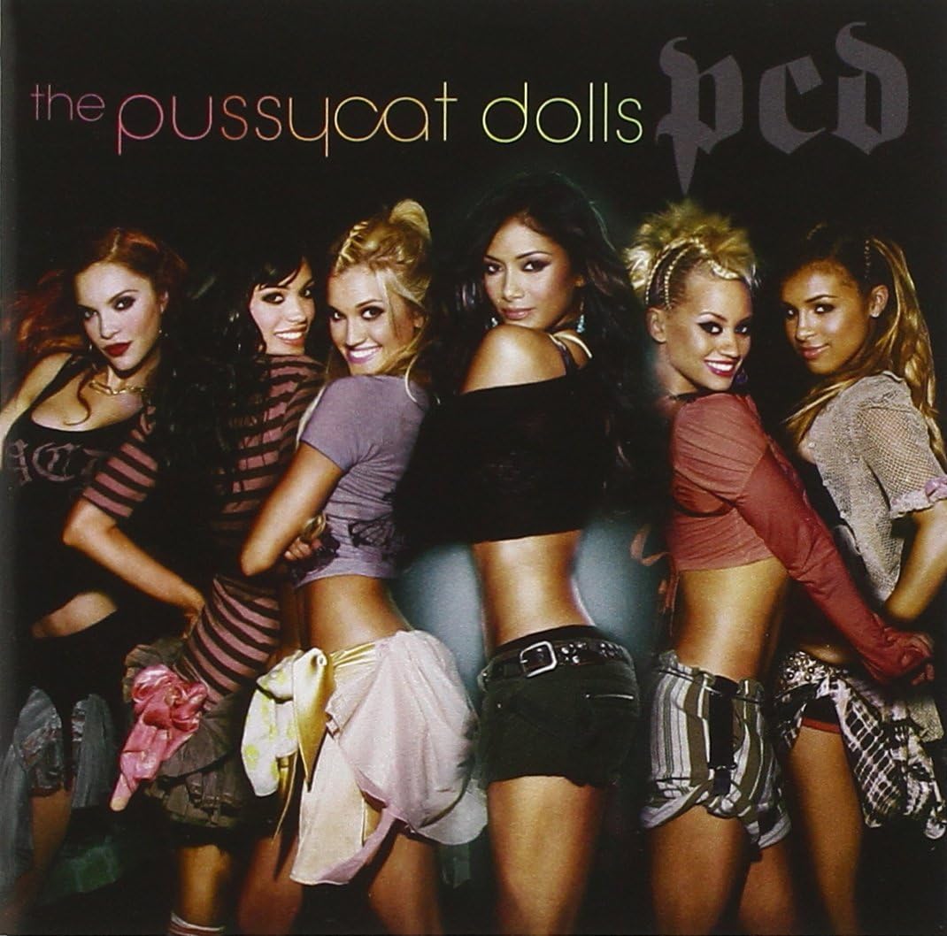 Promotional image of The Pussycat Dolls with their names displayed.