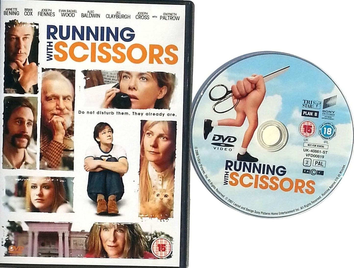 Running with Scissors – DVD – Annette Bening – Brian Cox – 15 – New & Sealed