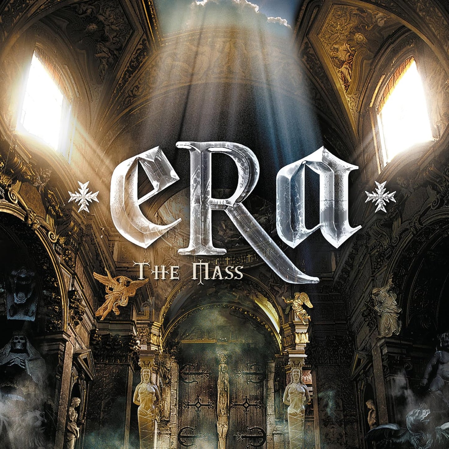 Album cover with 'eRa' and 'The Mass' text in a cathedral setting
