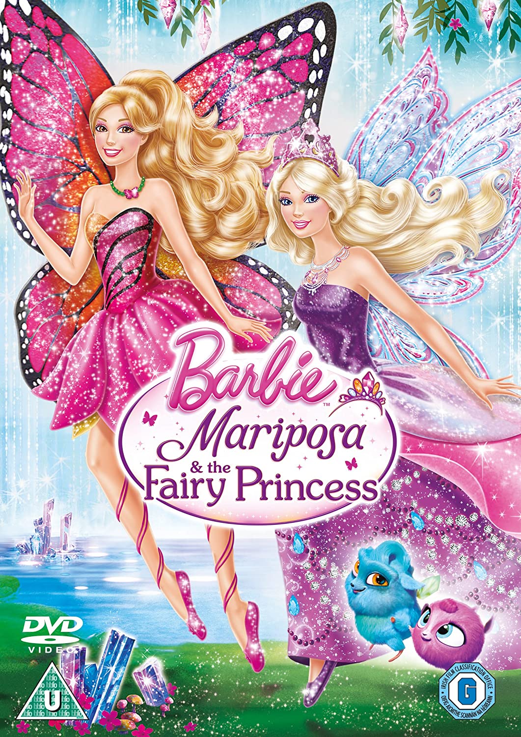 Barbie Mariposa and Her Butterfly Fairy Friends DVD cover featuring butterfly fairy Mariposa brand new and factory sealed