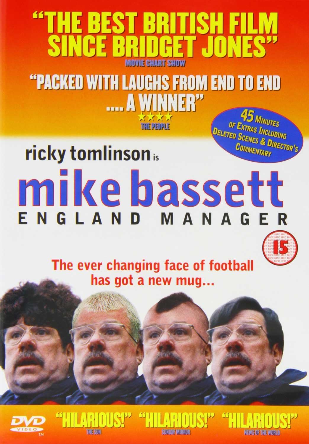 Buy Mike Bassett: England Manager DVD, the hilarious British football comedy starring Ricky Tomlinson as England’s unlikely national team manager. New & sealed UK stock.