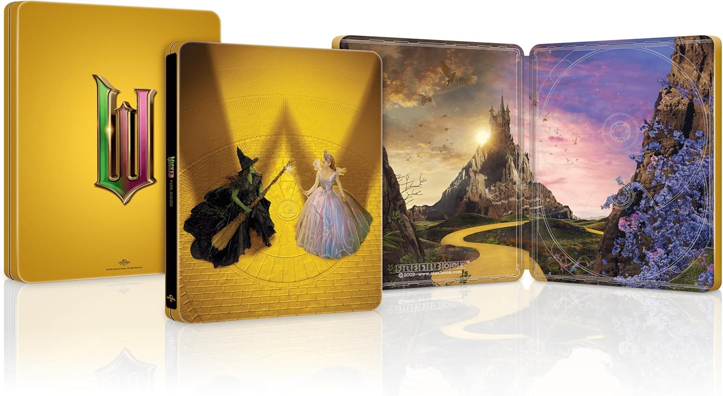Collection of steelbook cases with artistic designs on a white background