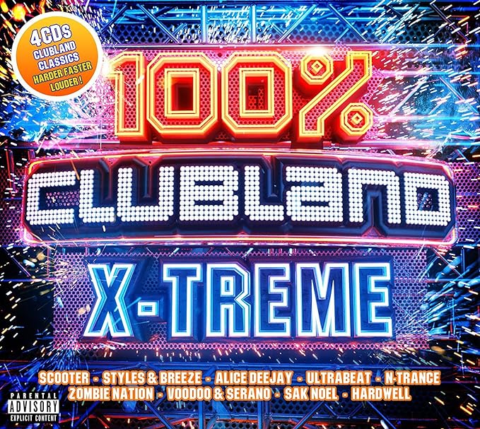 100% Clubland X-Treme explicit_lyrics CD