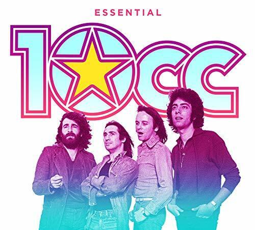Audio CD cover art for 10cc The Essential featuring the band members with a star graphic and the title text.