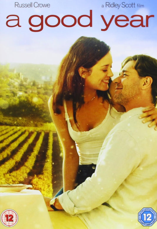 Movie poster for 'A Good Year' featuring a couple in a field.