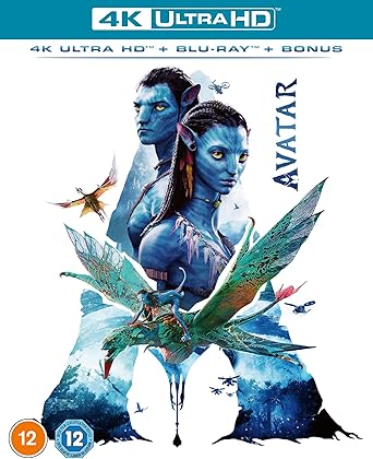 Avatar movie cover with 4K Ultra HD branding