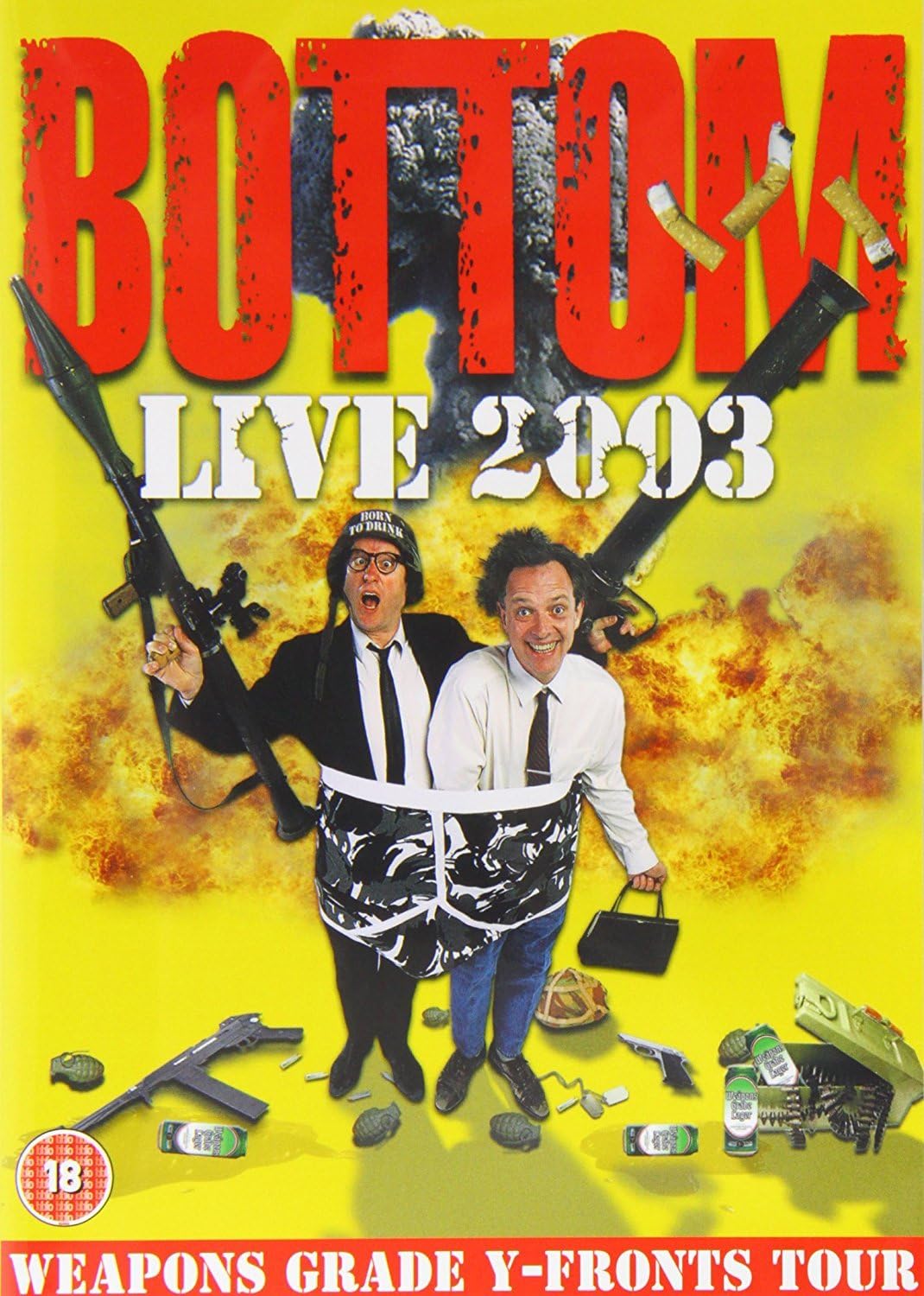 Bottom Live 2003: Weapons Grade Y-Fronts Tour DVD – New & Sealed | Rik Mayall | Adrian Edmondson