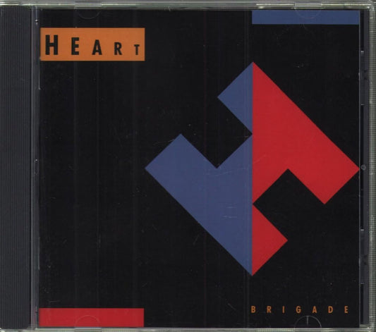 CD cover with geometric design and 'HEART' branding