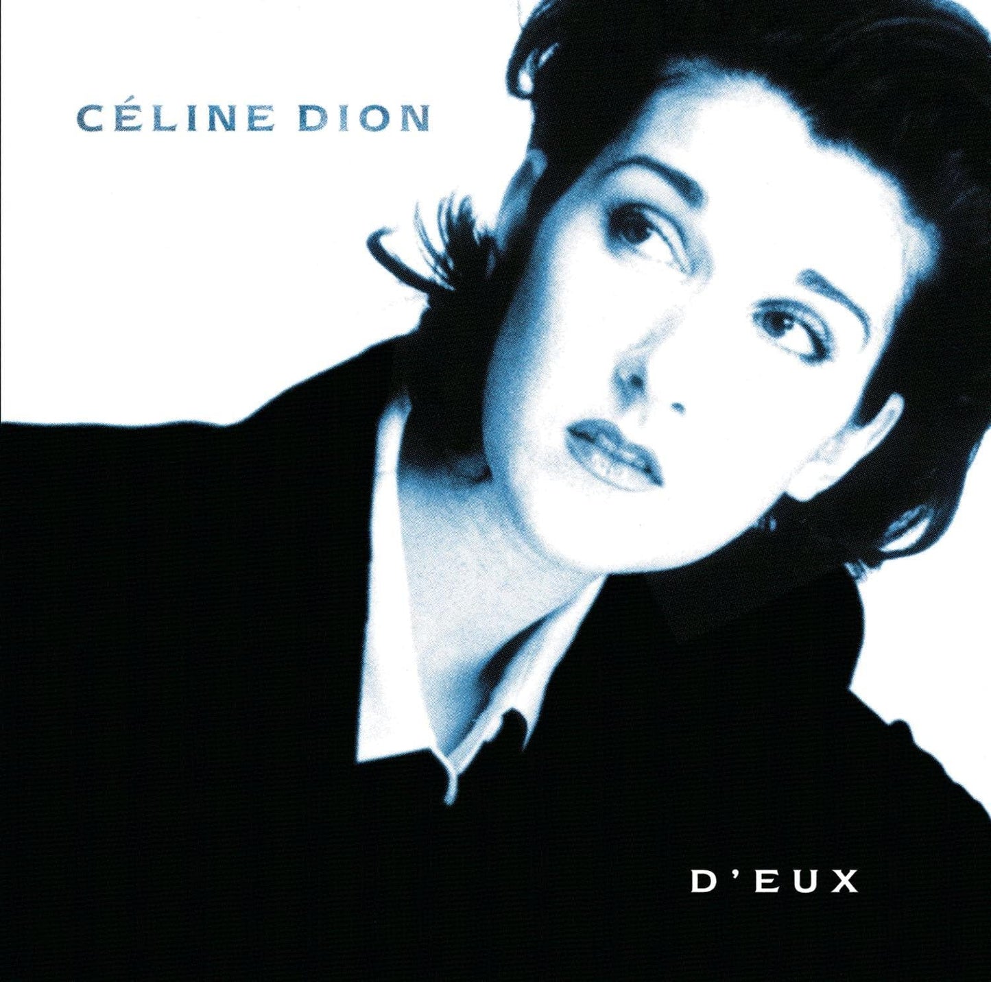 Album cover featuring a portrait of Céline Dion with the title 'Déux'.