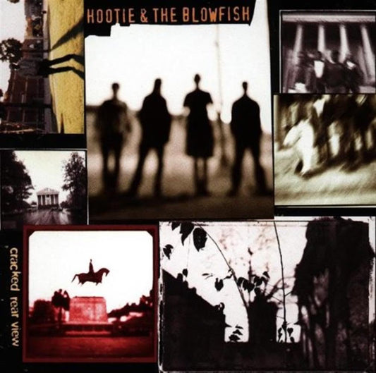 Collage of images with 'Hootie & The Blowfish' at the top, featuring people and architectural elements.