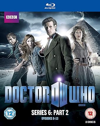 Doctor Who DVD cover with characters and BBC logo