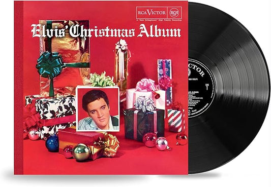 Elvis' Christmas Album LP, 12" vinyl sleeve-jacket