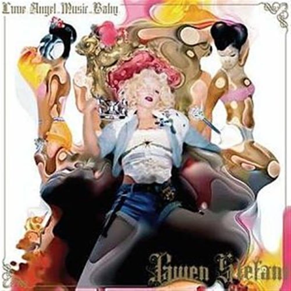 Colorful album cover with stylized characters and text