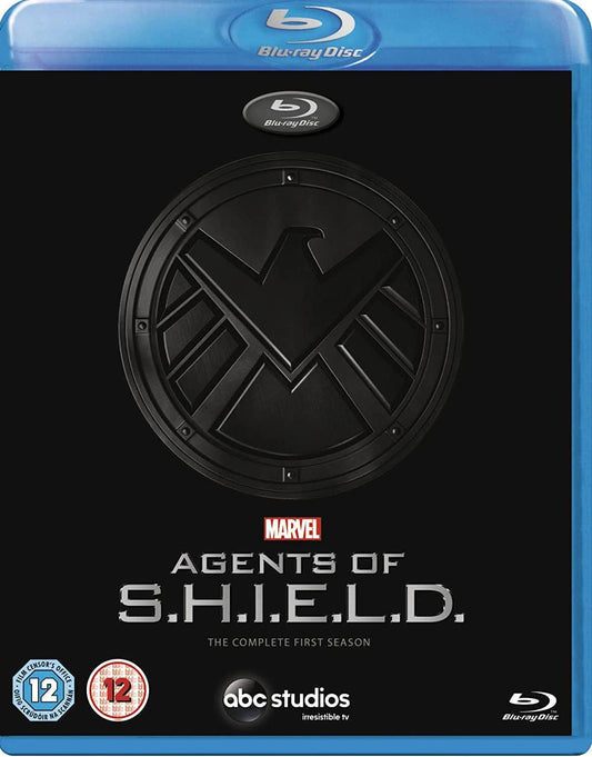 Blu-ray cover of 'Agents of S.H.I.E.L.D.' with Marvel logo and ABC Studios branding.