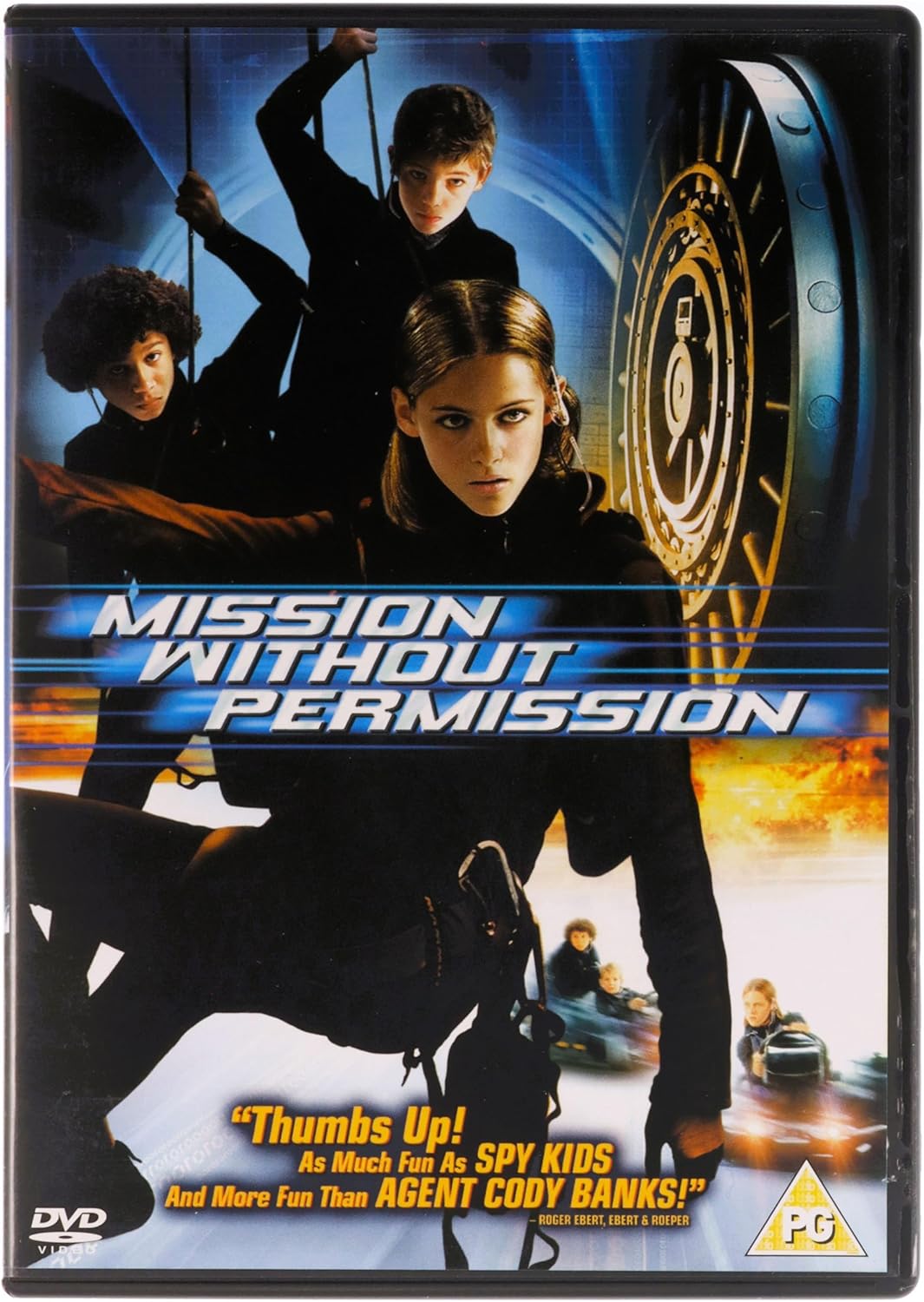 DVD cover of 'Mission Without Permission' with characters and action elements.