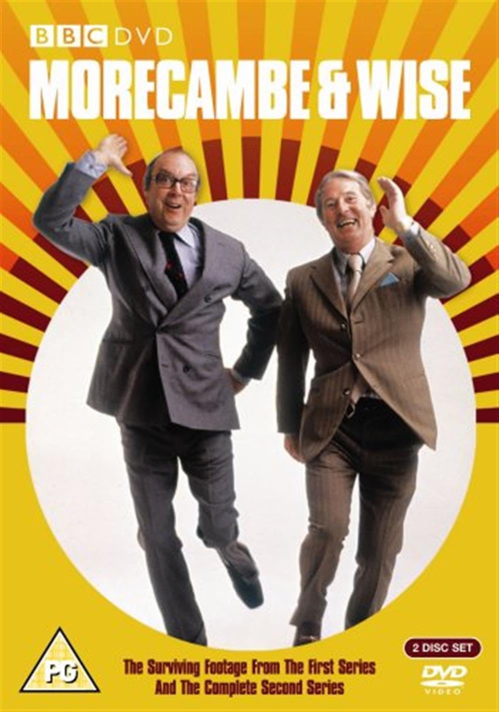 Morecambe and Wise DVD (1968-69) | Series 1 Surviving Footage & Complete Series 2 | Guests: Peter Cushing & Edward Woodward | BBC Tape Wiping Survivors | Bring Me Sunshine | Eric Morecambe & Ernie Wise | PG Cert | New & Sealed