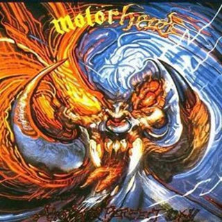 Cover art for Motörhead Another Perfect Day 40th Anniversary Edition Vinyl featuring a stylized illustration.