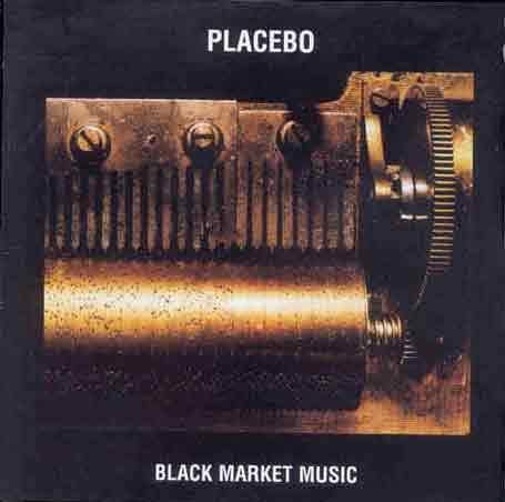 Placebo Black Market Music audio CD with album cover art featuring a close-up of a mechanical device.