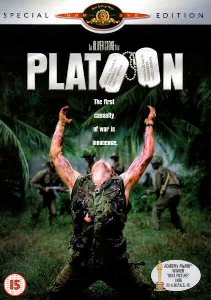 Platoon | DVD | 1986 Film | Charlie Sheen, Willem Dafoe & Tom Berenger | Oliver Stone | New & Sealed