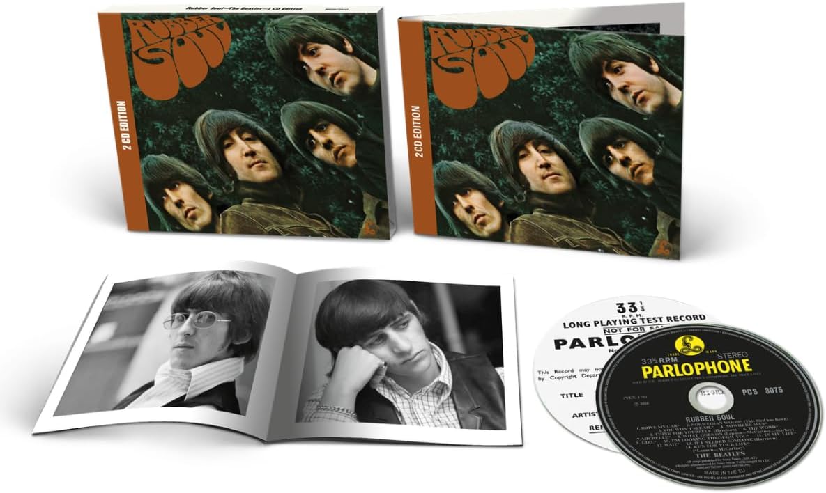 Parlophone 'All Over' 45 single record package shown with the outer sleeve, inner printed booklet, and the 7-inch vinyl record on a white background.