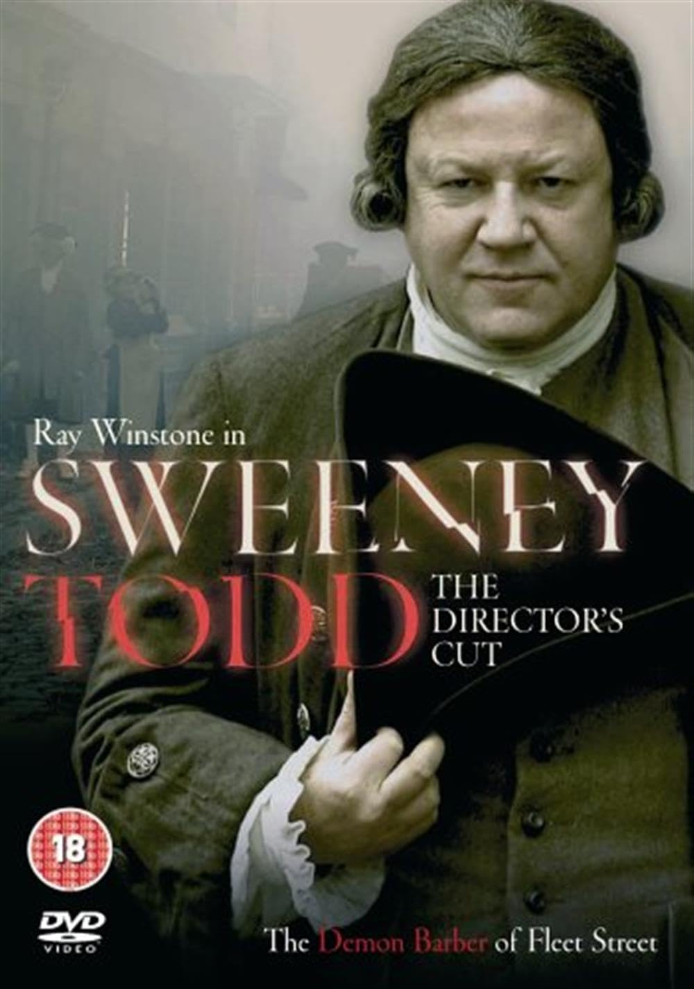 DVD cover of 'Sweeney Todd: The Director's Cut' featuring Ray Winstone.