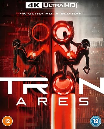 Tron: Legacy 4K Ultra HD + Blu-ray cover with red and black design.