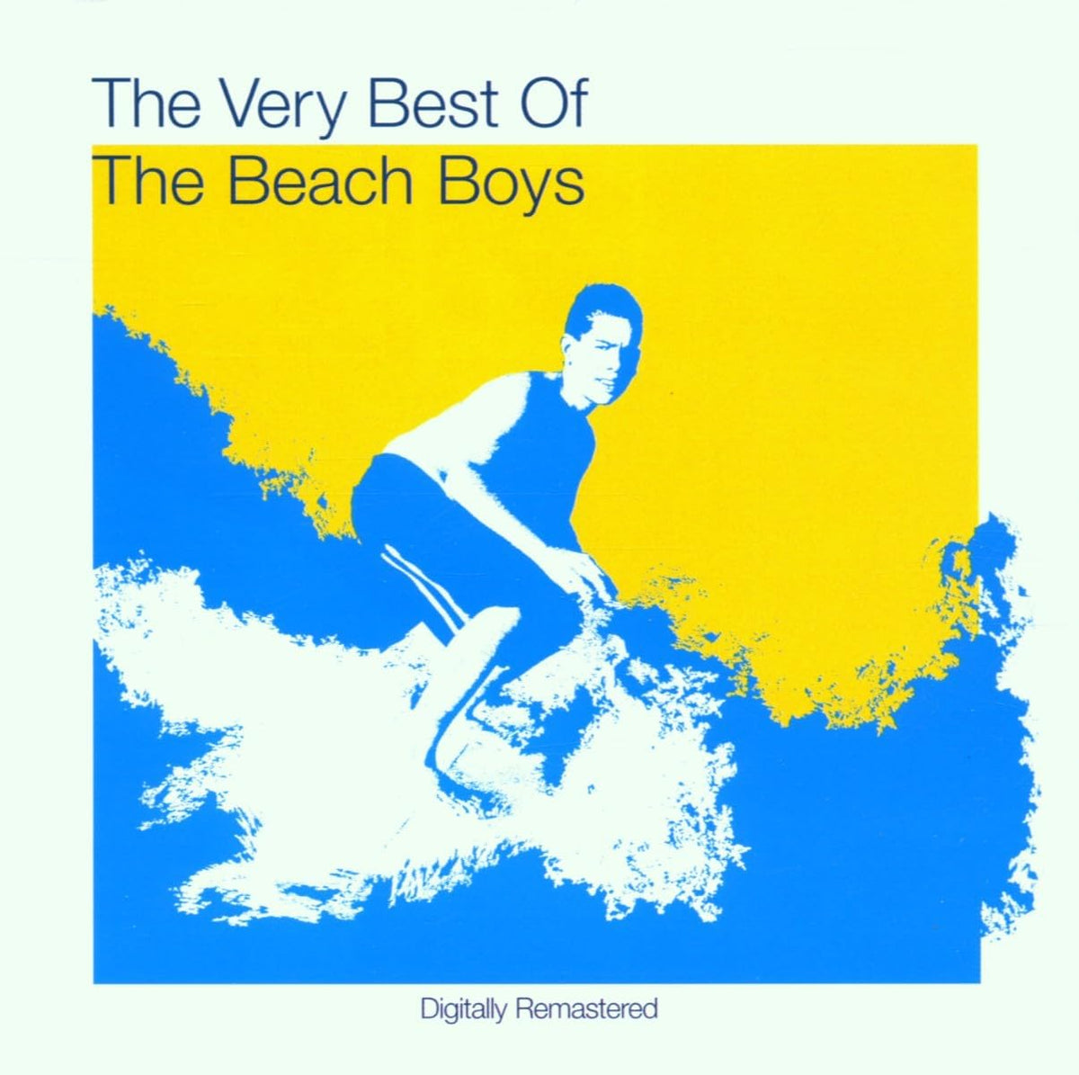 Album cover for 'The Very Best Of The Beach Boys' with a surfer on a wave.