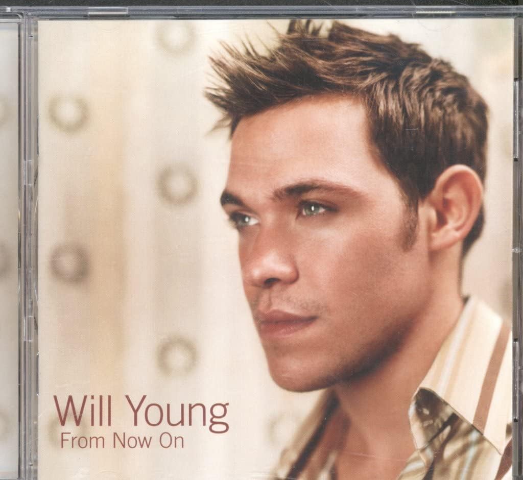 CD cover of 'From Now On' by Will Young with a close-up of the artist's face.