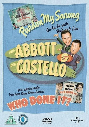 Abbott and Costello | Pardon My Sarong / Who Done It? | DVD (2006) | Comedy Double Feature | New & Sealed