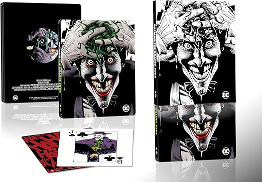 DC Comics Joker product packaging with multiple views
