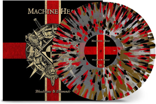 Bloodstone & Diamonds (10th Anniversary) CLEAR BLACK RED GOLD SPLATTER Vinyl