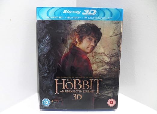 The Hobbit: An Unexpected Journey [Blu-ray 3D + Blu-ray + UV Copy] [2013] [Region Free]