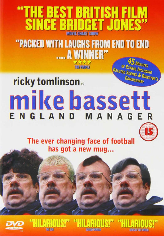 Buy Mike Bassett: England Manager DVD, the hilarious British football comedy starring Ricky Tomlinson as England’s unlikely national team manager. New & sealed UK stock.