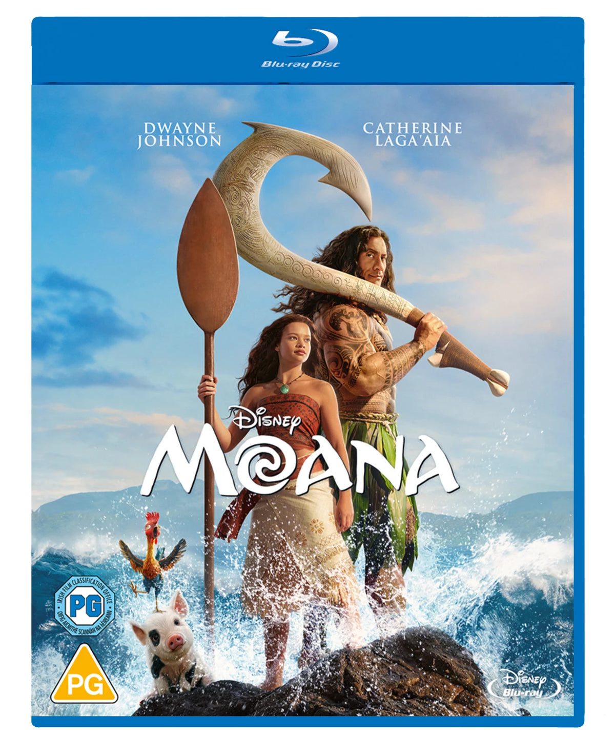 Disney | Moana | Live-Action Blu-ray | Catherine Laga'aia & Dwayne Johnson | 2026 | PG | New & Sealed