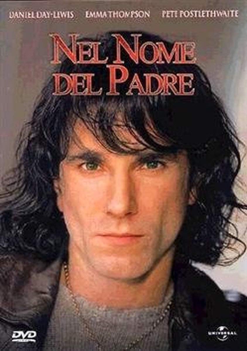 Movie poster for 'Nel Nome del Padre' featuring a person with long hair.