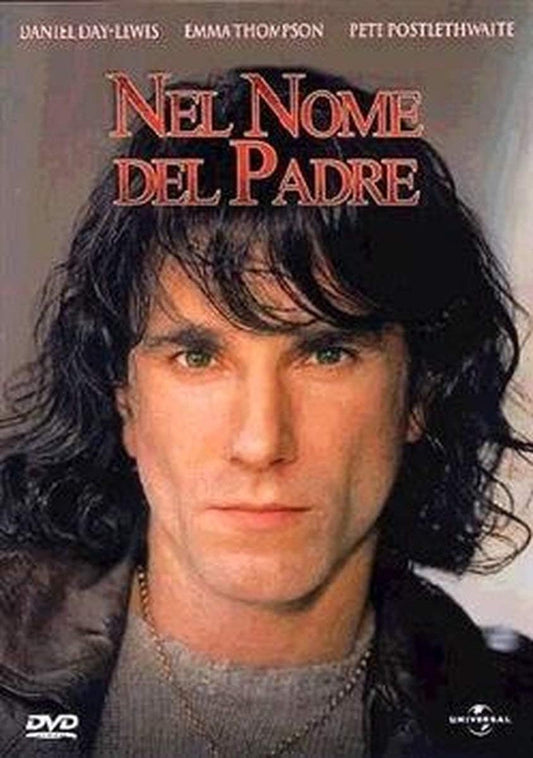 Movie poster for 'Nel Nome del Padre' featuring a person with long hair.