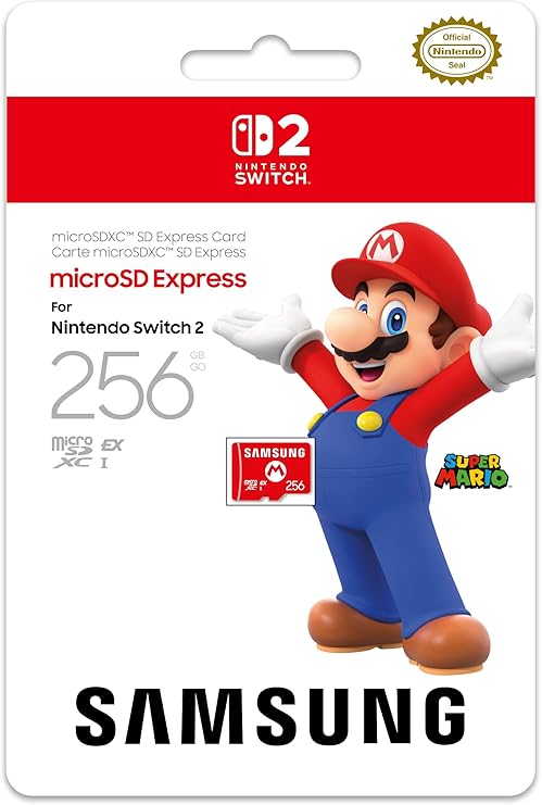 Nintendo Samsung microSD Express Card for Nintendo Switch 2