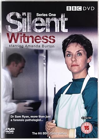 DVD cover for 'Silent Witness - Series 1' featuring a still image of a female character in a hospital setting, with the actress's face partially visible.
