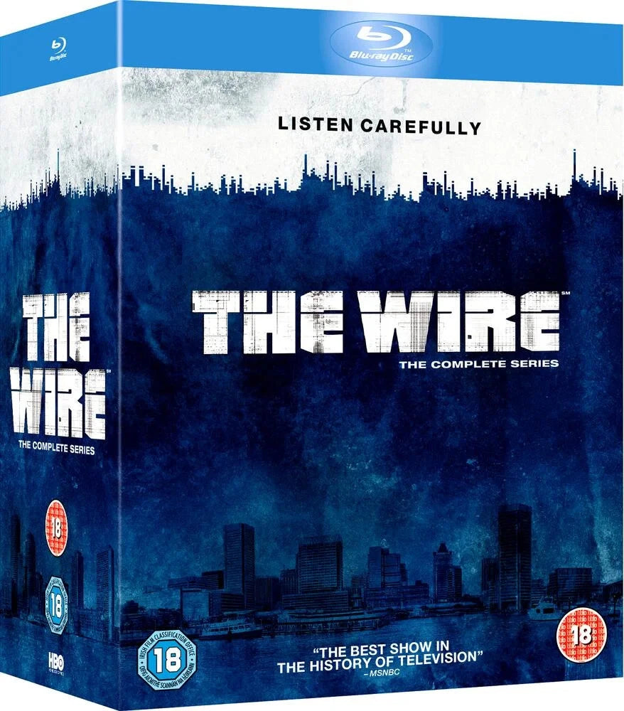 The Wire | The Complete Series | 20-Disc Blu-ray Box Set | Region Free | Rated 18 | New & Sealed