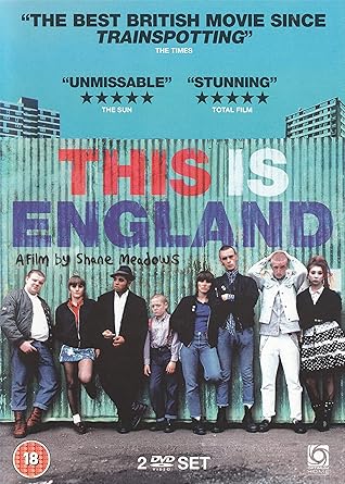 DVD cover of 'This Is England' with a group of people standing against a green wall.