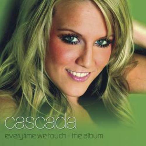 Cover art for 'Everytime We Touch' album by Cascada, depicting the artist with a green background.